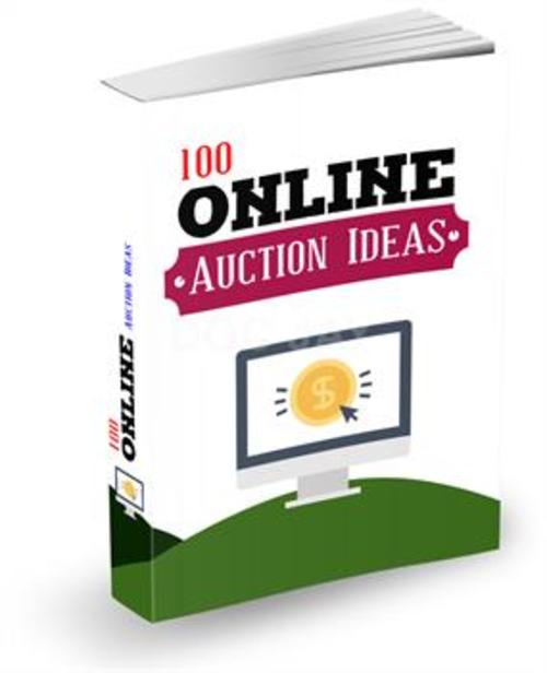 Product picture 100 Online Auction Ideas-With FULL PLR (Private Label Rights