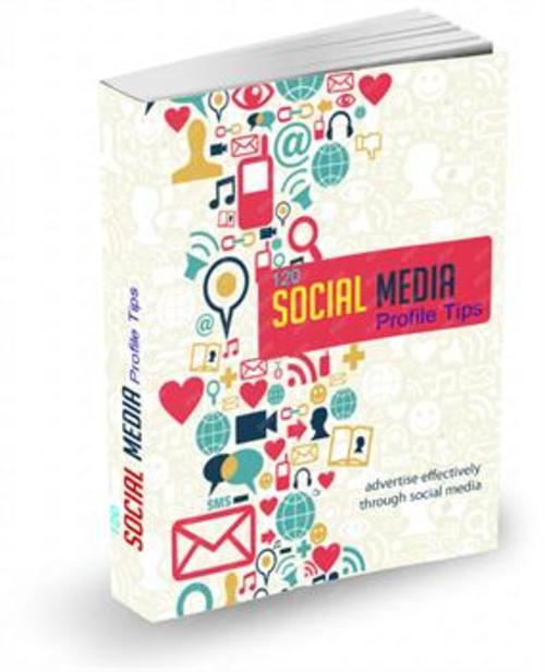 Product picture 120 Social Media Profile Tips--With FULL PLR (Private Label 